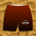 Badehose rot Captain of my Plane