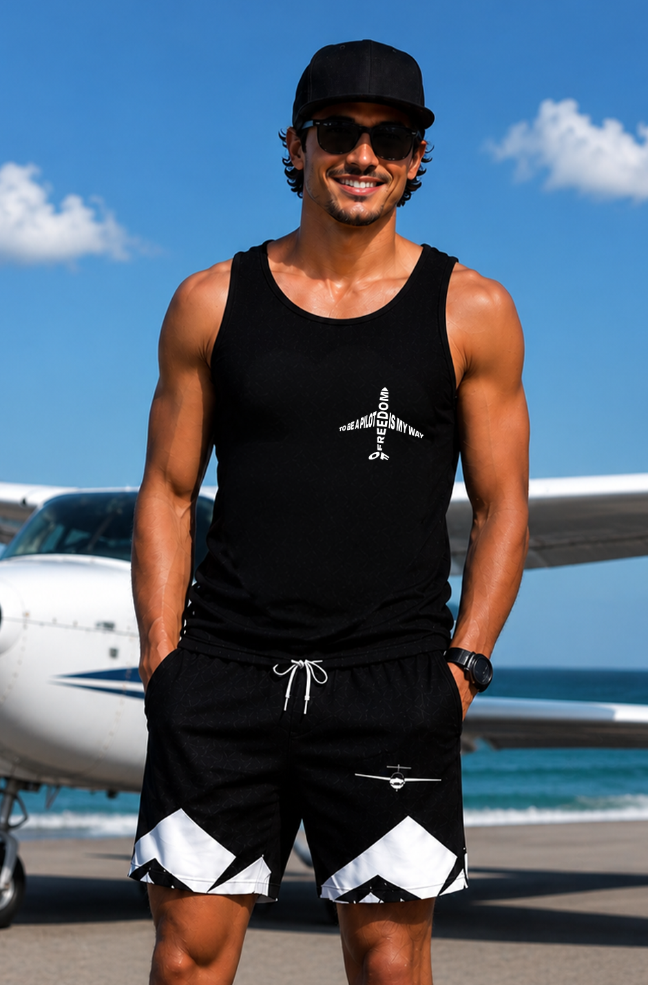 Tanktop Sky Freedom Brustdruck