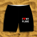 Badehose I Love my Plane
