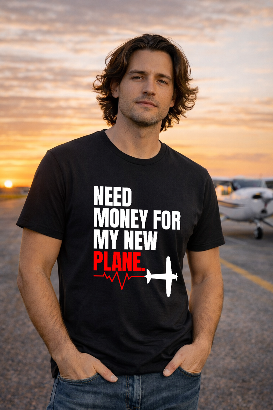 T-Shirt - Need Money for my new Plane
