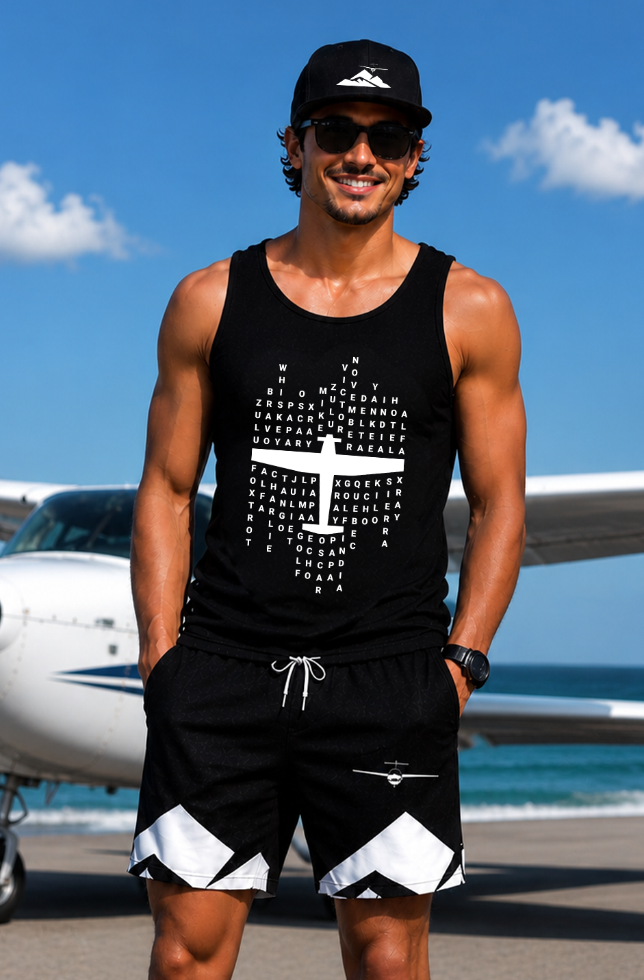 Tanktop Pilotenalphabet