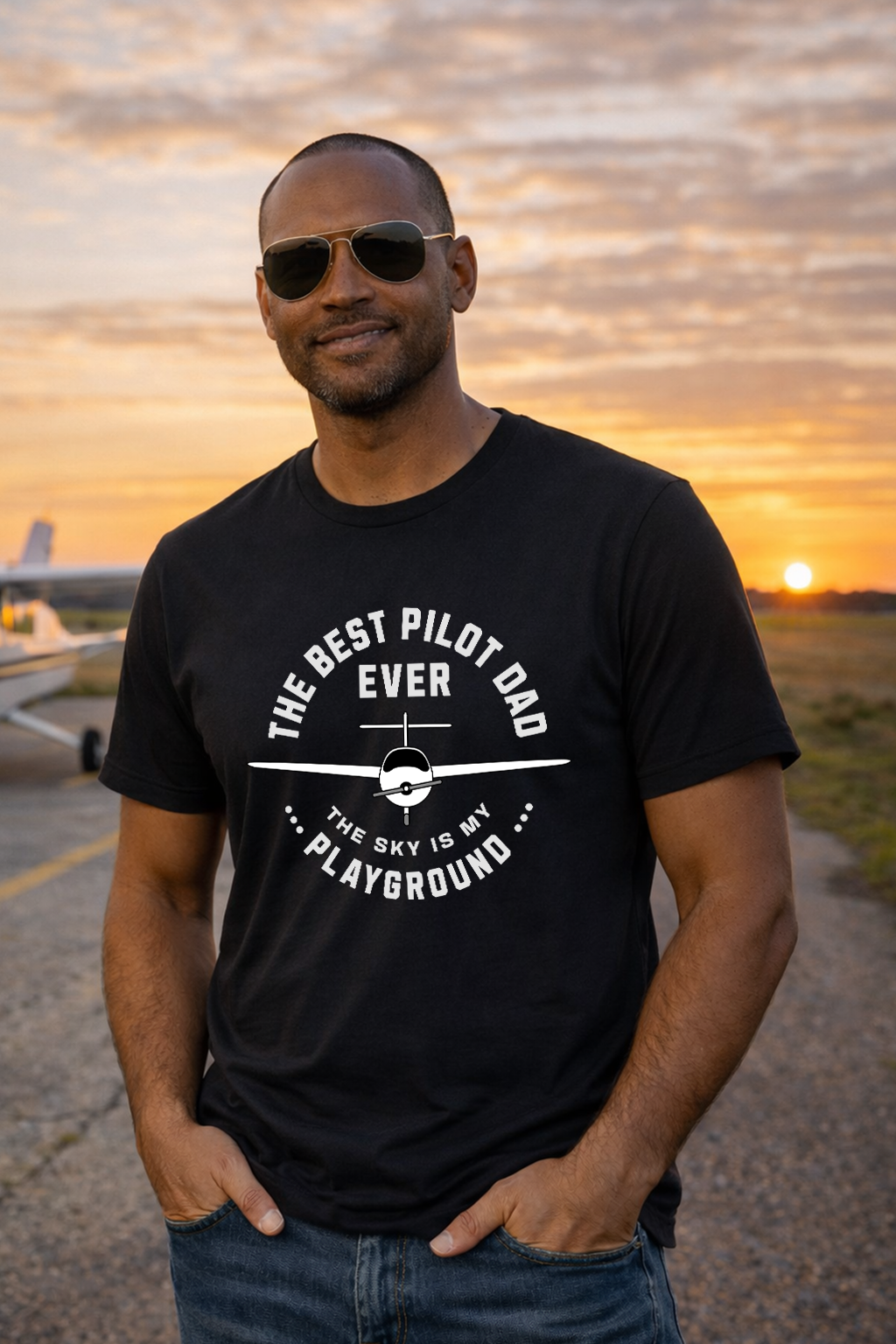T-Shirt - The best Pilot Dad ever