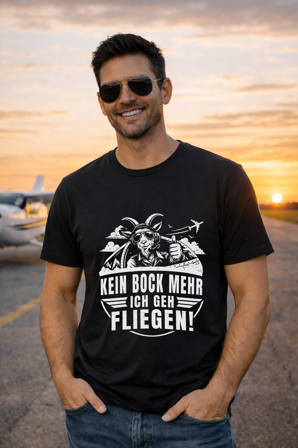 T-Shirt - Kein Bock mehr ich geh fliegen