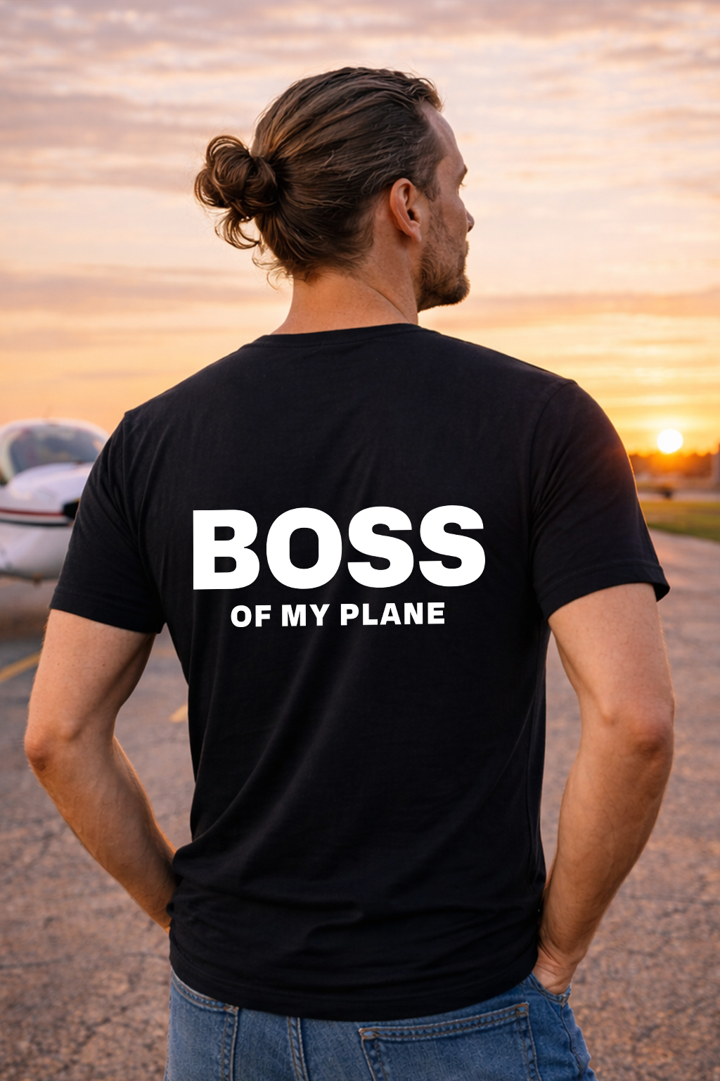 T-Shirt - Boss of my Plane Backprint