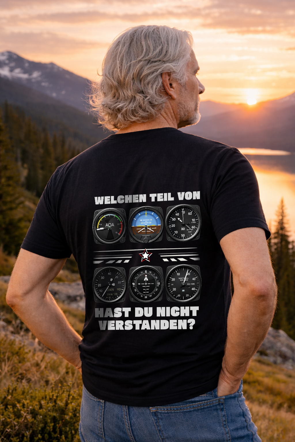 T-Shirt - Welchen Teil von.....hast du nicht verstanden? Backprint