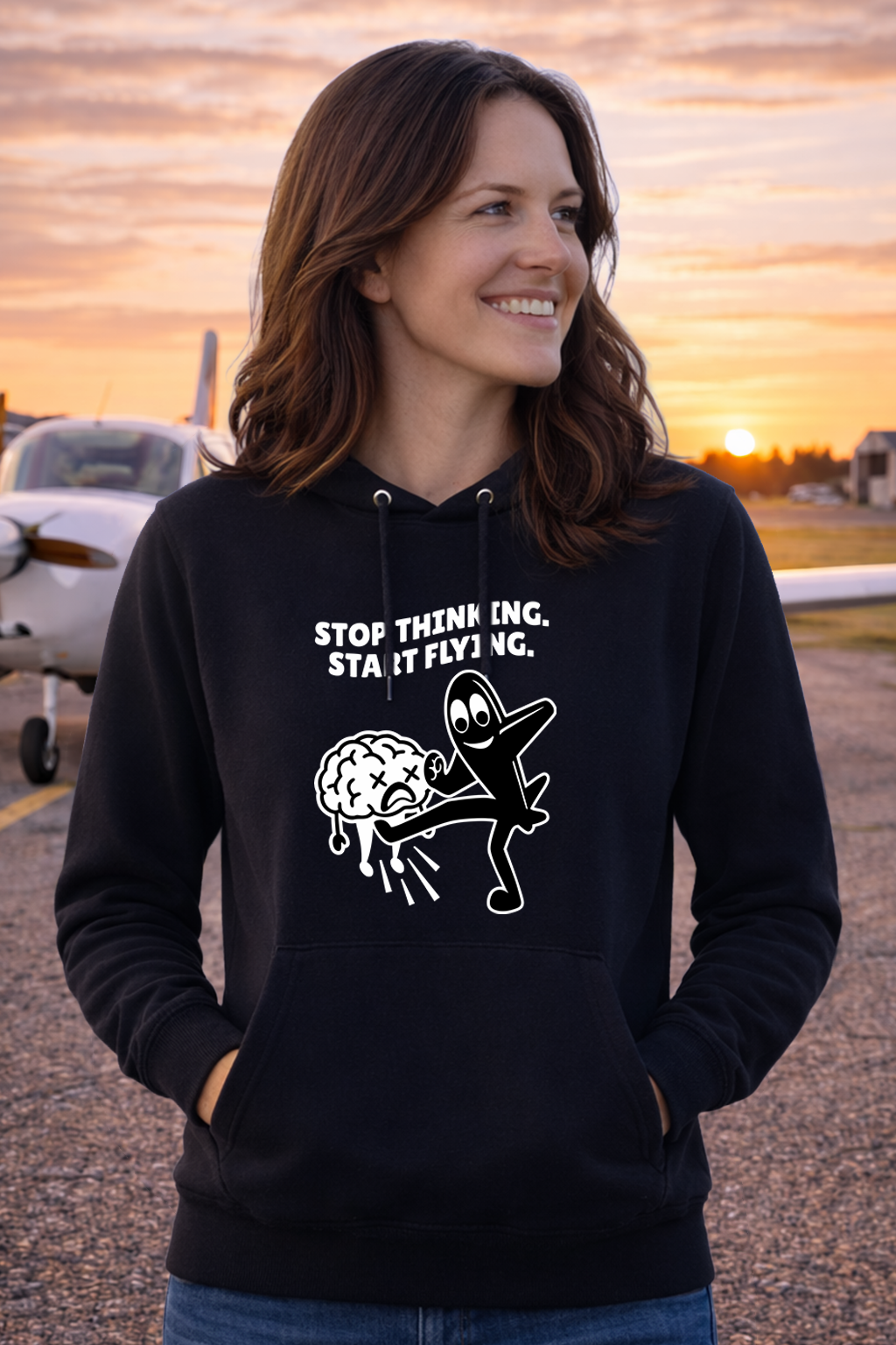 Hoodie - Stop Thinking