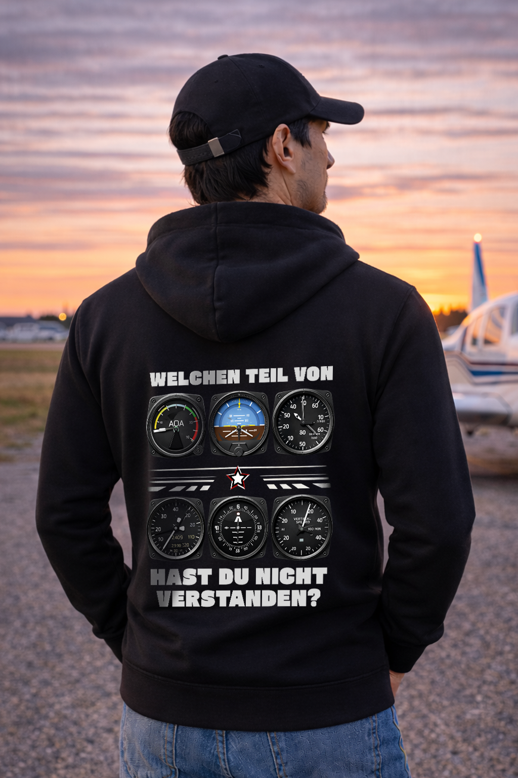 Hoodie - Welchen Teil von.....hast du nicht verstanden? Backprint