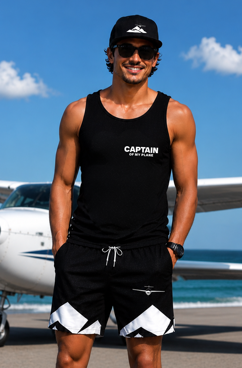 Tanktop Captain of my Plane