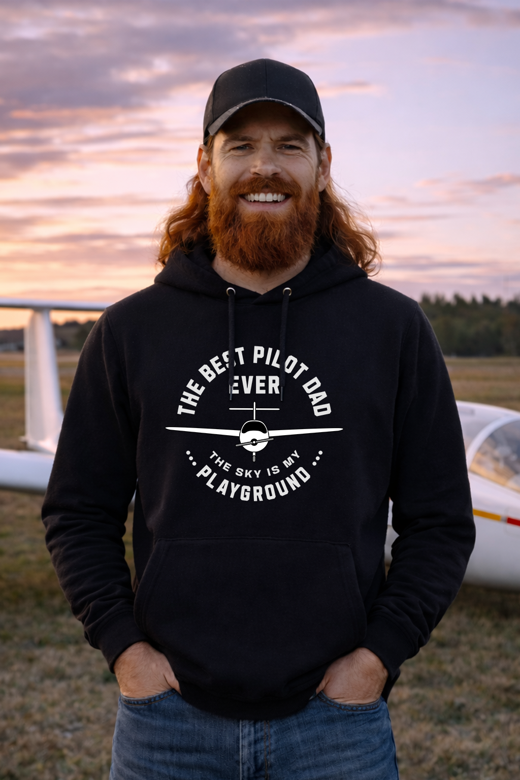 Hoodie - The best Pilot Dad ever