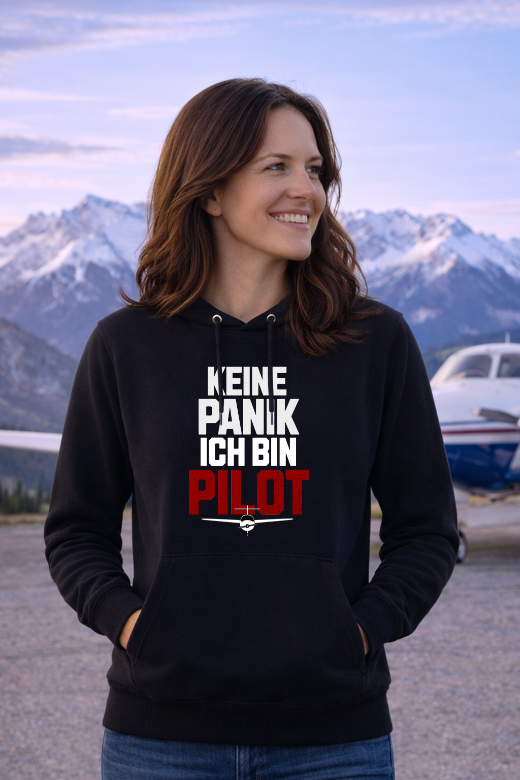 Hoodie - Keine Panik ich bin Pilot
