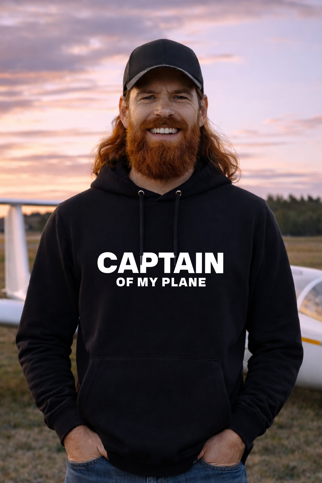 Hoodie - Captain of my Plane
