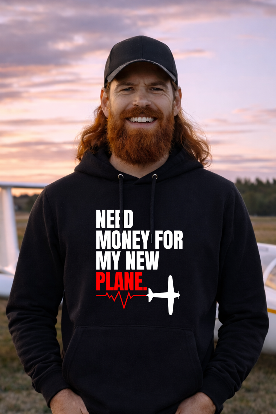 Hoodie - Need Money for my new Plane
