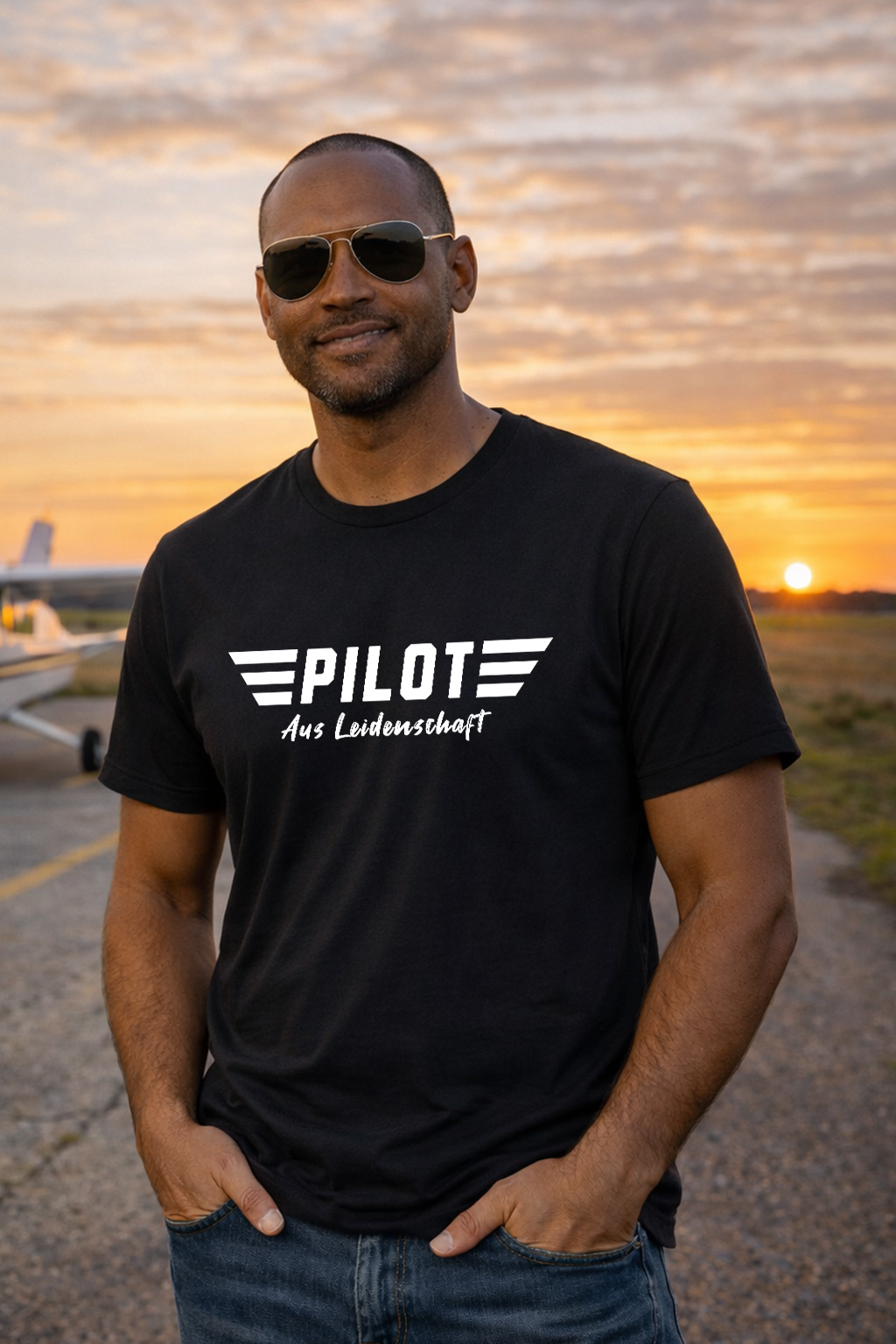 T-Shirt - Pilot aus Leidenschaft