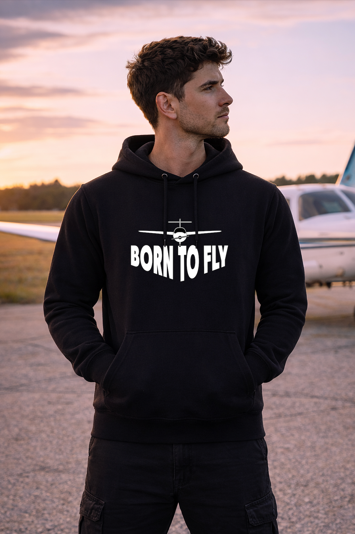 Hoodie - Born to Fly