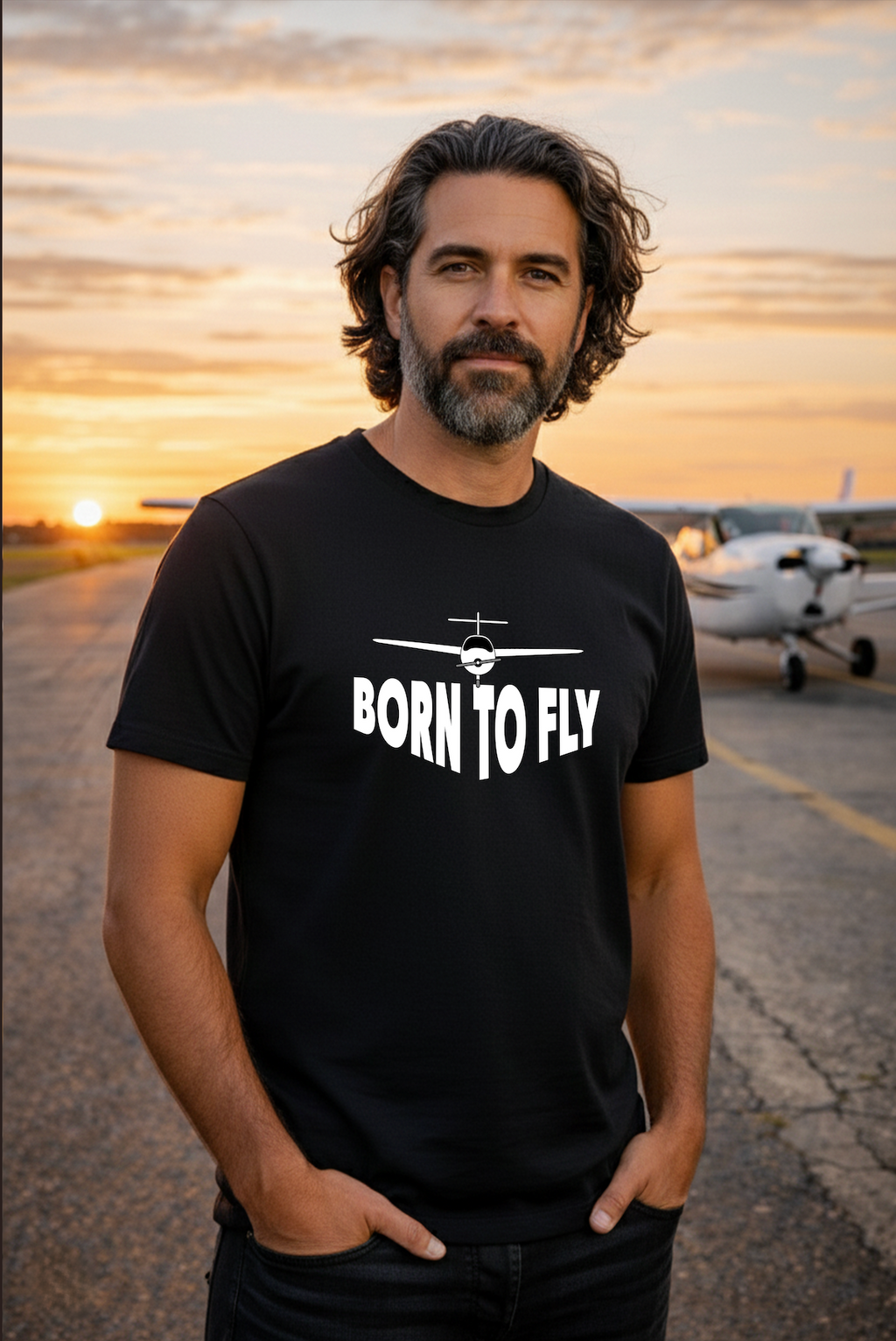 T-Shirt - Born to Fly