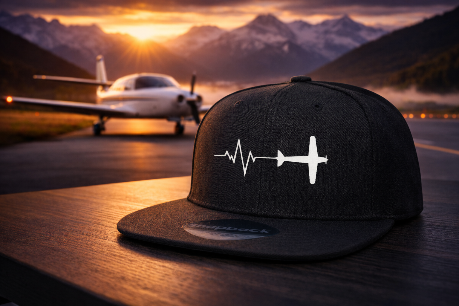 Cap -  Herzschlag Flugzeug