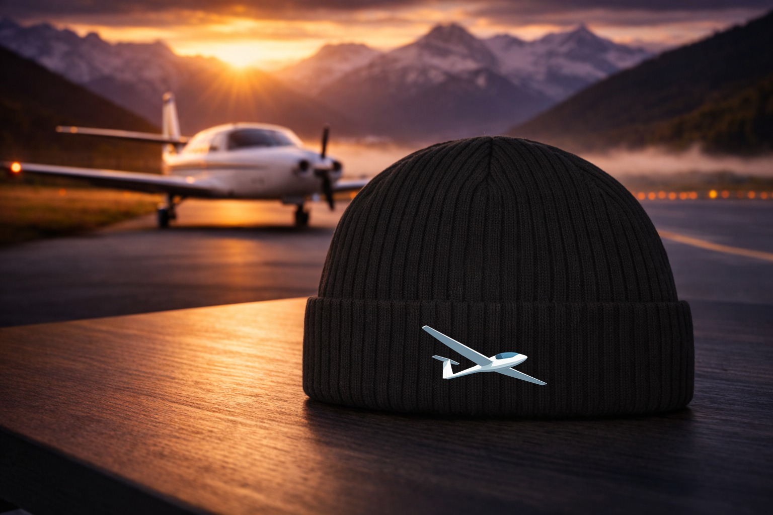 Mütze - Segelflugzeug