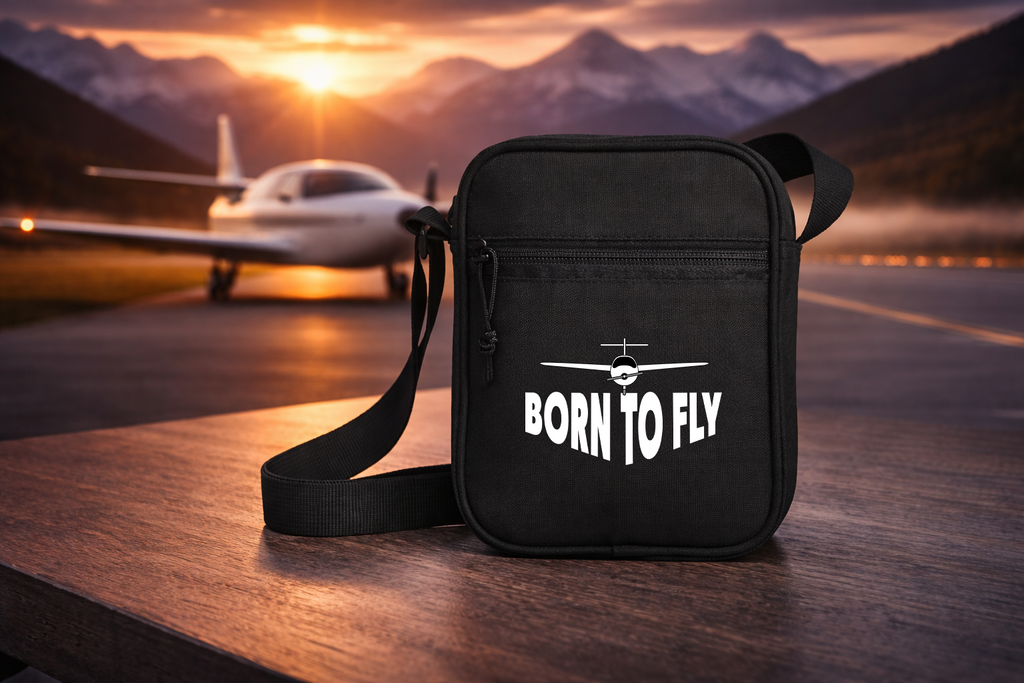 Umhängetasche - Born to Fly