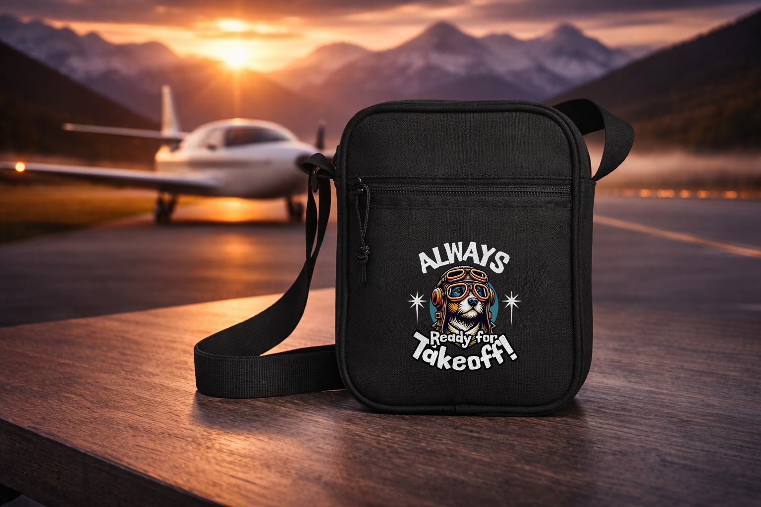 Umhängetasche - Always ready for Takeoff