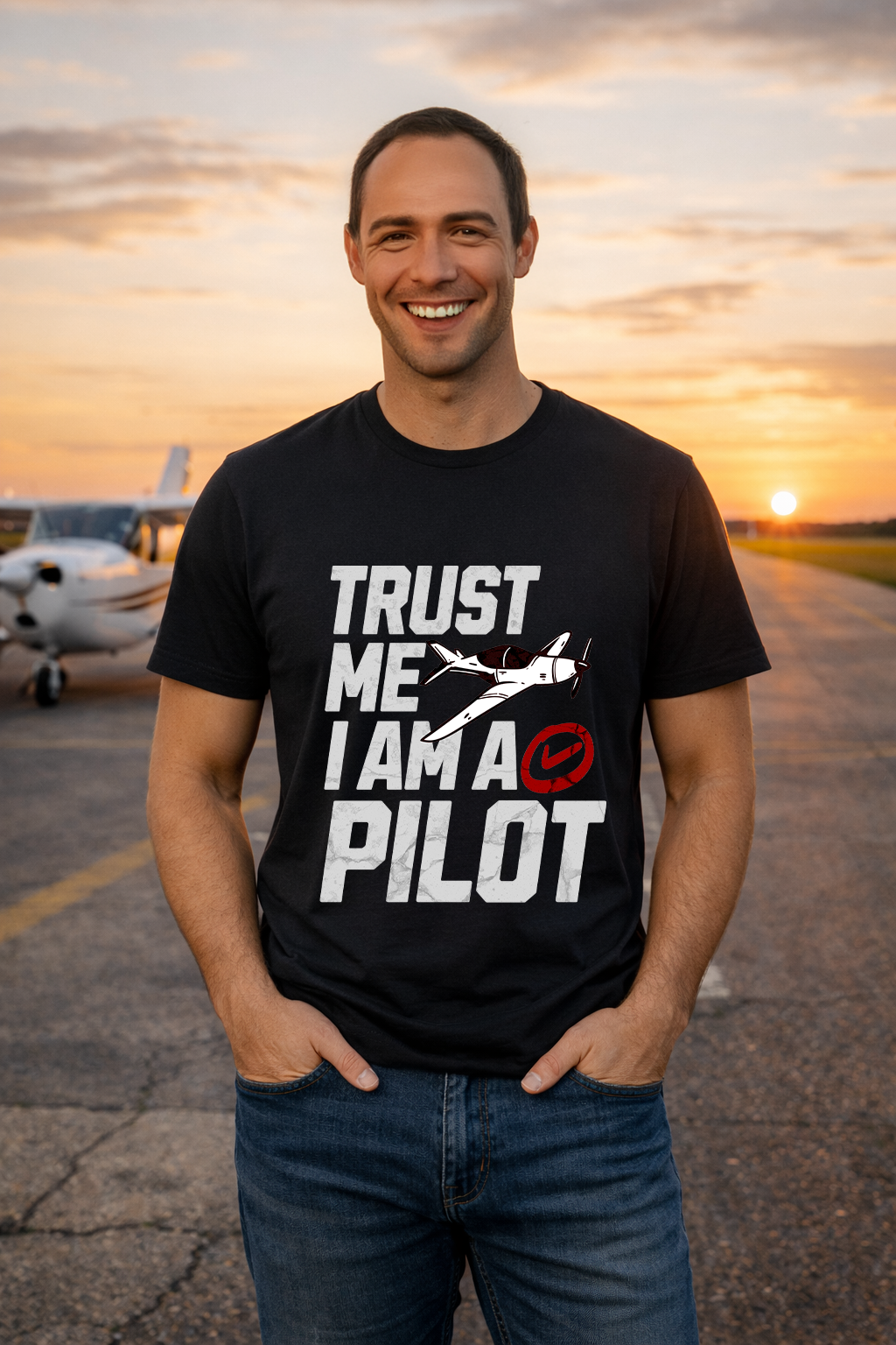 T-Shirt - Trust me I am a pilot