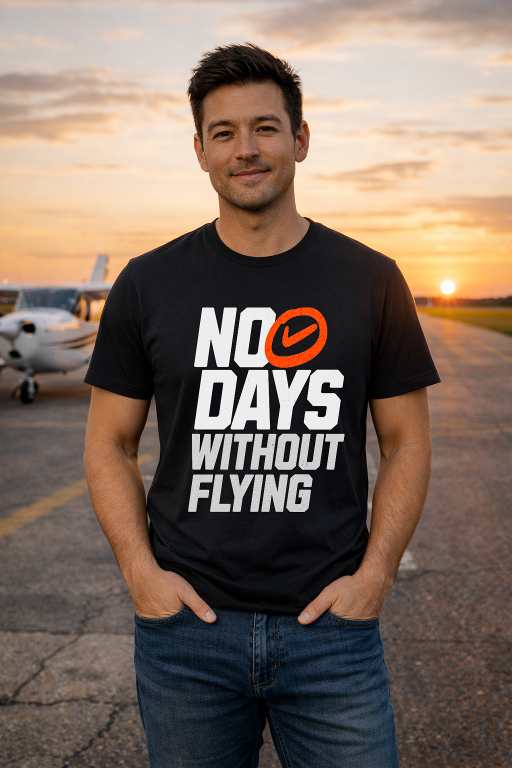 T-Shirt - No days without flying