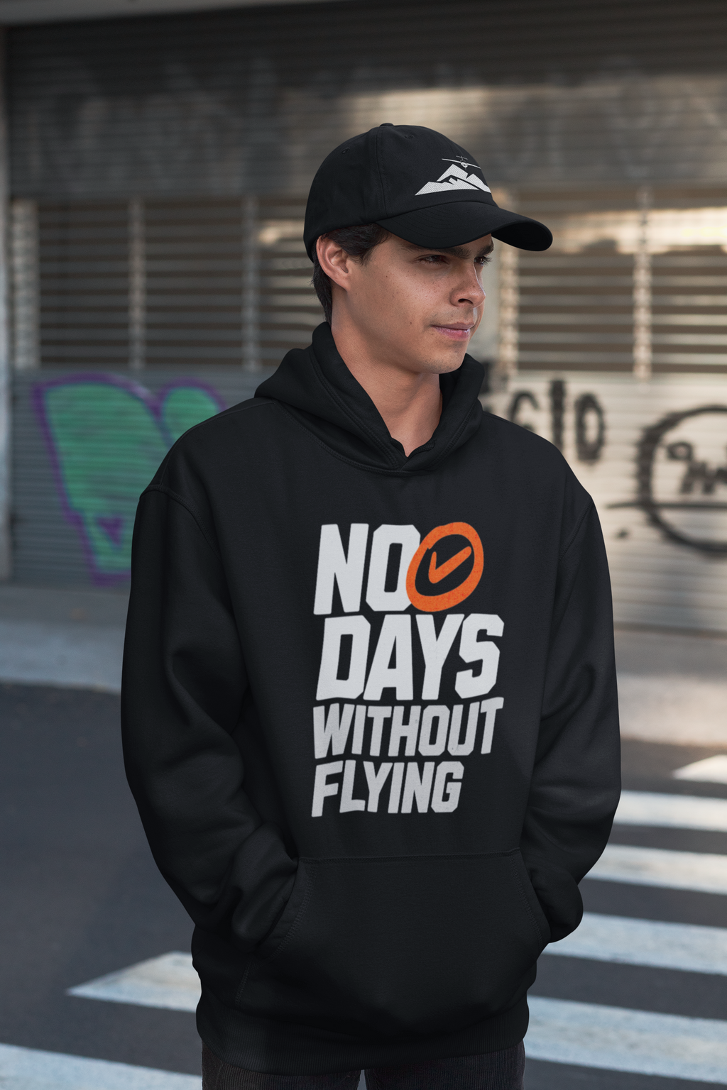 Hoodie - No days without flying