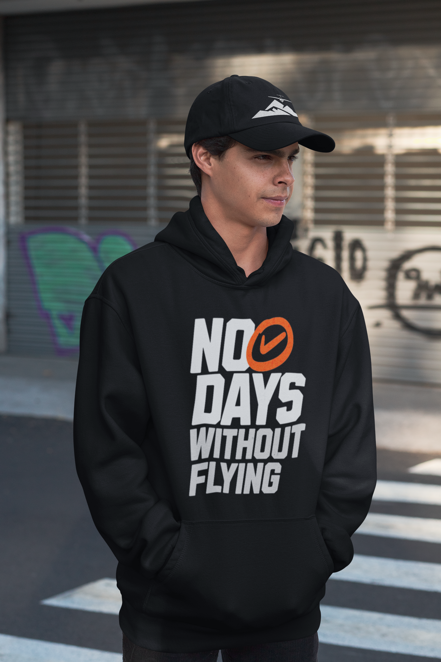 Hoodie - No days without flying